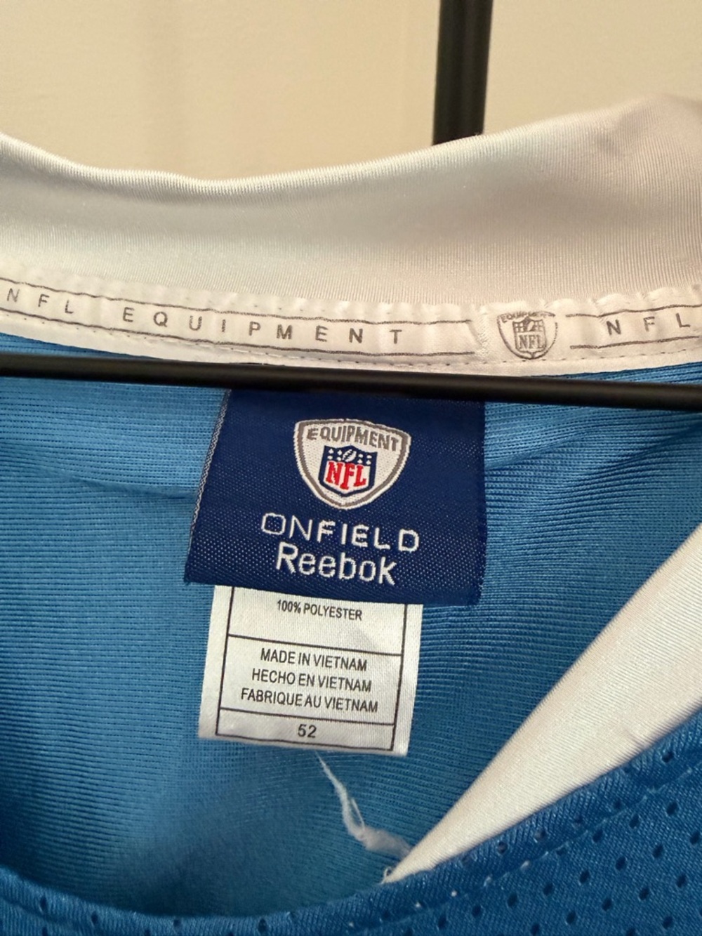 #24 Light Blue Men's Football Jersey chargers Mathew’s on the field - Picture 4 of 5